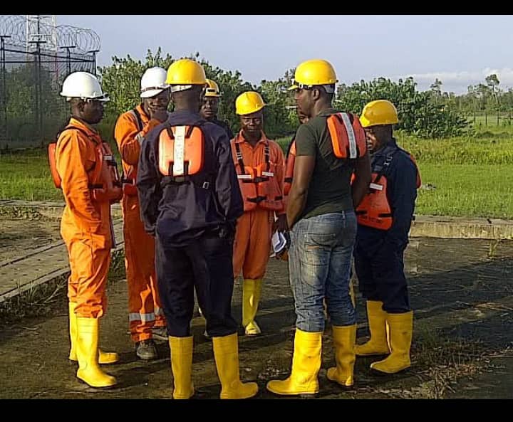 ERO-LINK site team in PPE